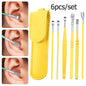 6 Piece Ear Wax Cleaning Kit (random color)