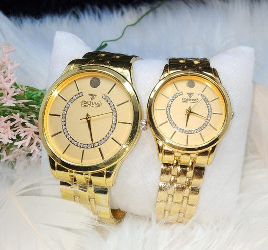 Fortune Time Couple Watches (Without Box)